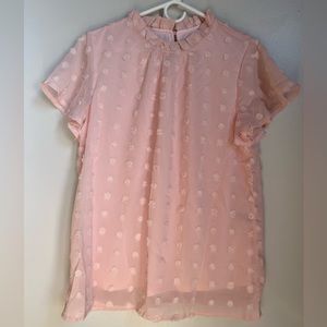 Shein Beautiful light pink blouse